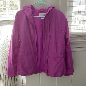Women’s large Columbia rain jacket!